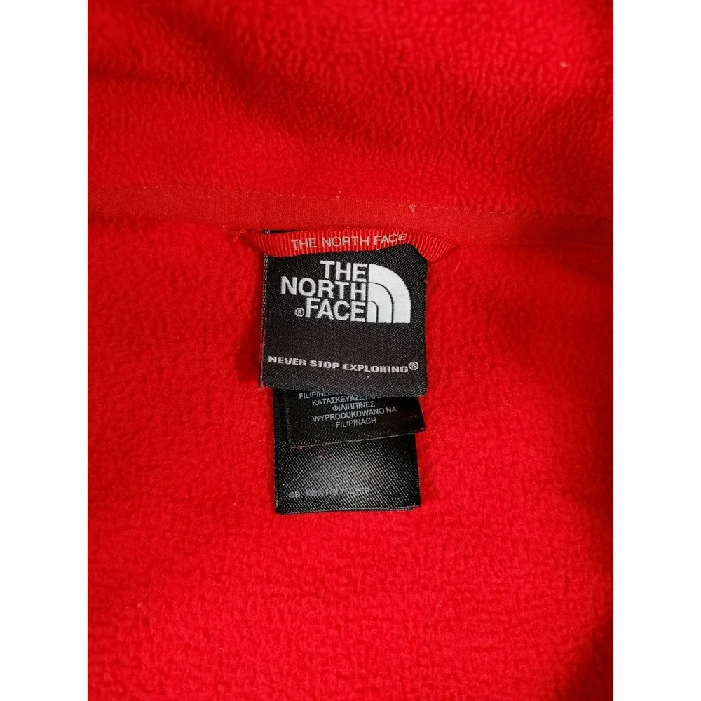 The North Face Pullover Mens XL Red Fleece 1/4 Zip Polartec Hiking Gorpcore